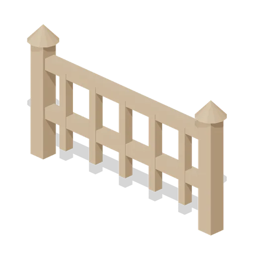 Meadow Courier Picket Fence