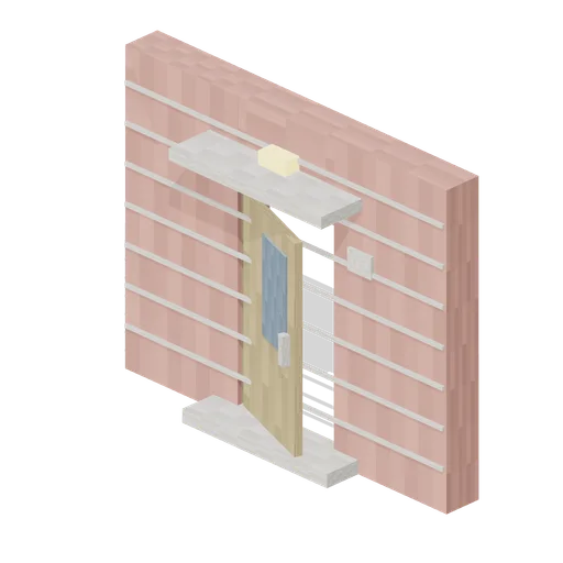 Apartment Entrance Bay (Pixel Modern City Street)
