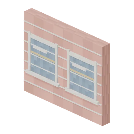 Window Bay Brick (Pixel Modern City Street)