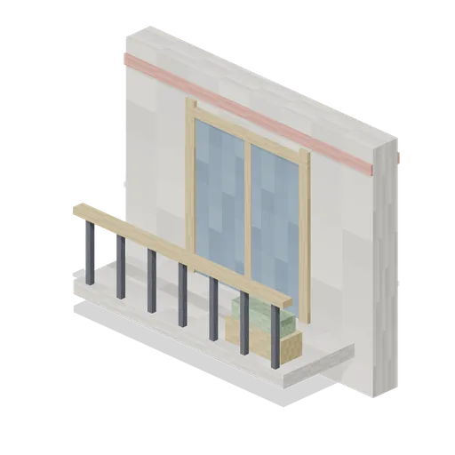 Balcony Bay (Pixel Modern City Street)