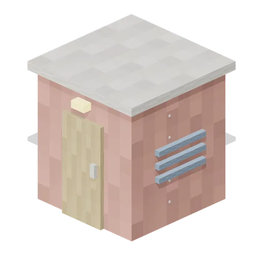 Roof Access Hut (Pixel Modern City Street)