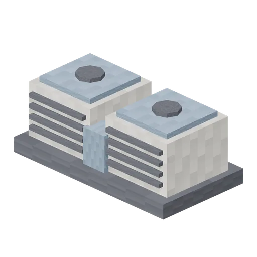 Rooftop Ac Units (Pixel Modern City Street)
