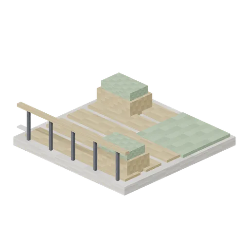 Rooftop Garden Bay (Pixel Modern City Street)