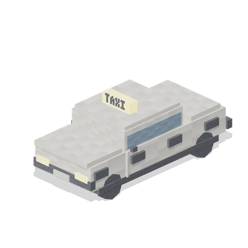 Taxi (Pixel Modern City Street)
