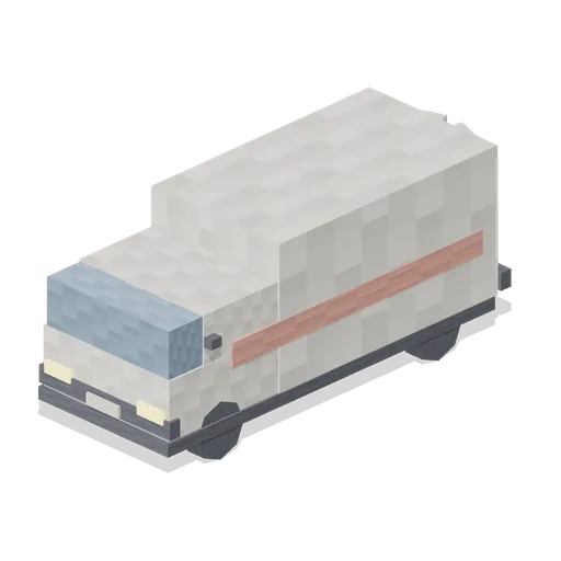 Delivery Van (Pixel Modern City Street)
