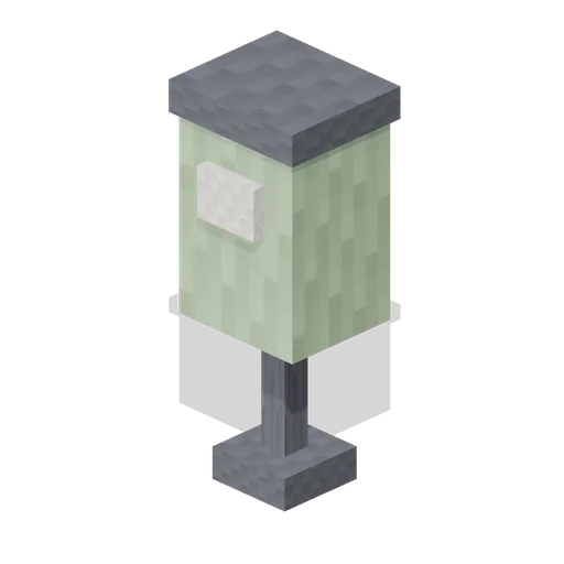 Dog Waste Bin (Pixel Modern City Street)