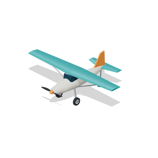High-wing propeller plane (Air, Land and Sea Vehicles)