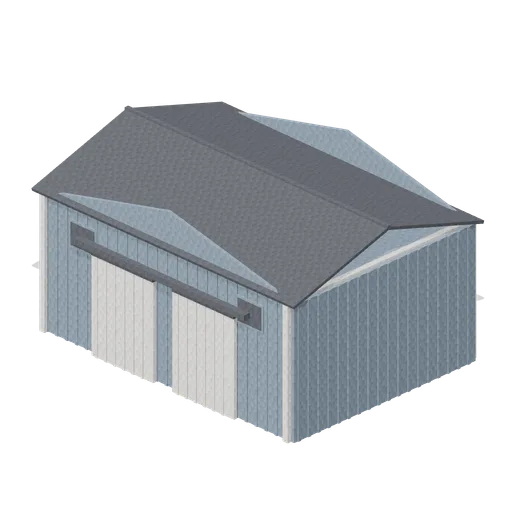 Steel Barn (Pixel Modern Farm)