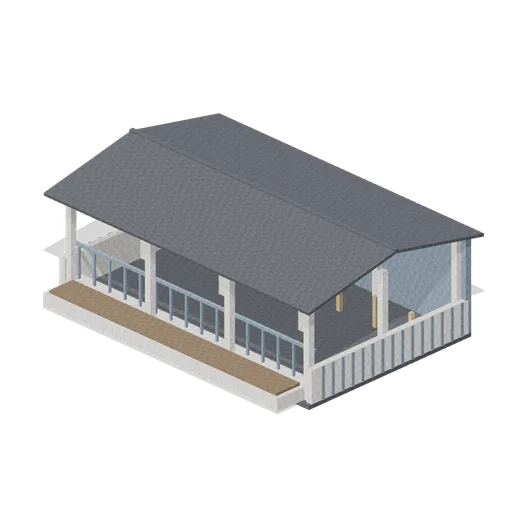 Cow Shed (Pixel Modern Farm)