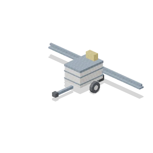 Sprayer Boom Trailer (Pixel Modern Farm)
