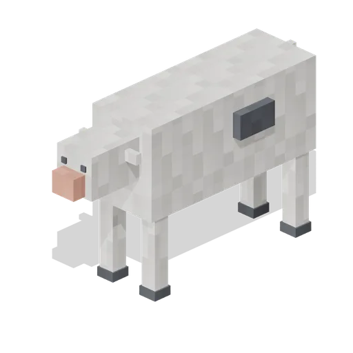 Cow Standing (Pixel Modern Farm)