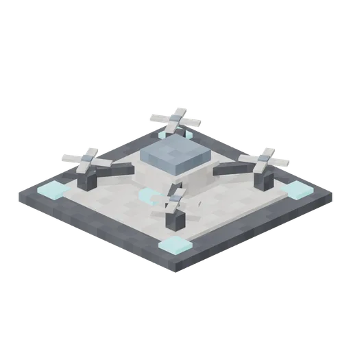 Drone On Landing Pad (Pixel Modern Farm)