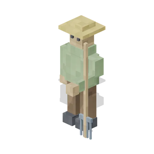 Farmer With Fork (Pixel Modern Farm)