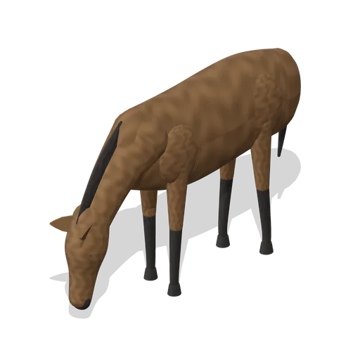 Riding Horse Grazing (Farm and Working Animals HD)