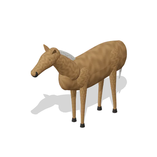 Riding Horse Standing (Chestnut) (Farm and Working Animals HD)