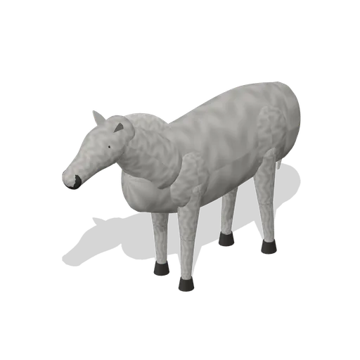 Draught Horse (Grey) (Farm and Working Animals HD)