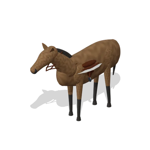 Riding Horse Tacked Up (Farm and Working Animals HD)