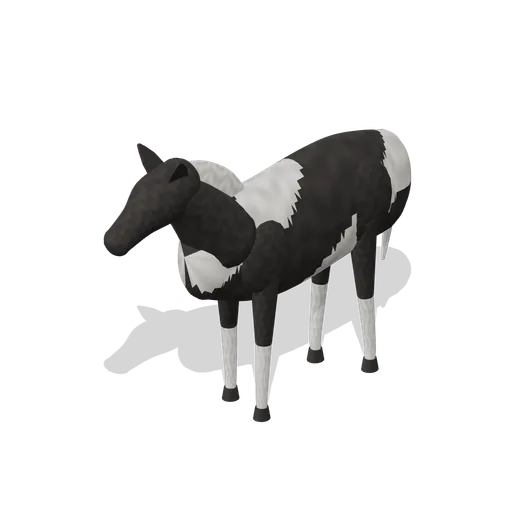 Pony (Piebald) (Farm and Working Animals HD)