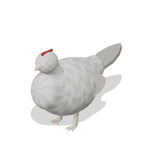 Hen (White) (Farm and Working Animals HD)
