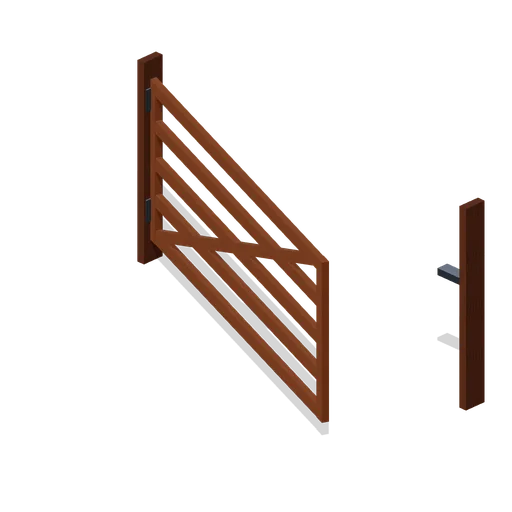 Five Bar Field Gate (Farm and Working Animals HD)