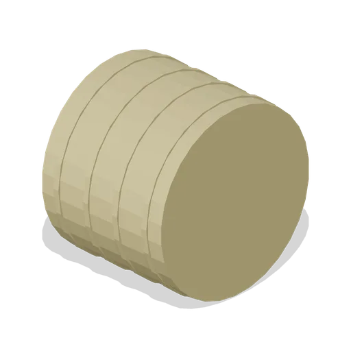Round Hay Bale (Farm and Working Animals HD)
