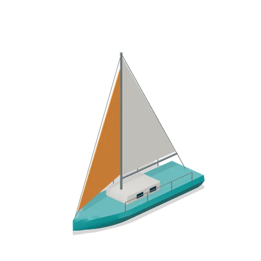 Coastal sailboat (Air, Land and Sea Vehicles)