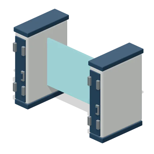 Pedestrian Turnstile (Container Inspection and Customs Yard)