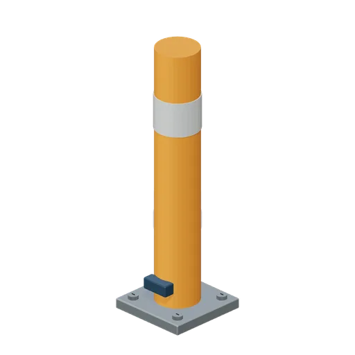 Removable Bollard (Container Inspection and Customs Yard)