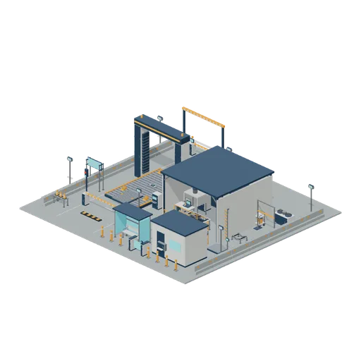 Bonded freight inspection yard (Container Inspection and Customs Yard)