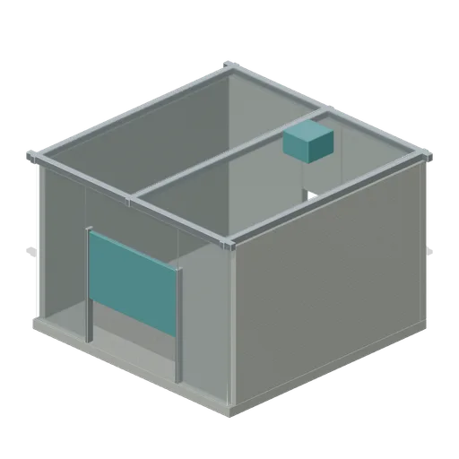Roofed Powerhouse (Hydroelectric Dam Infiltration)