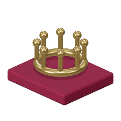 Crown Display Cushion (Royal Court and Throne Palace)