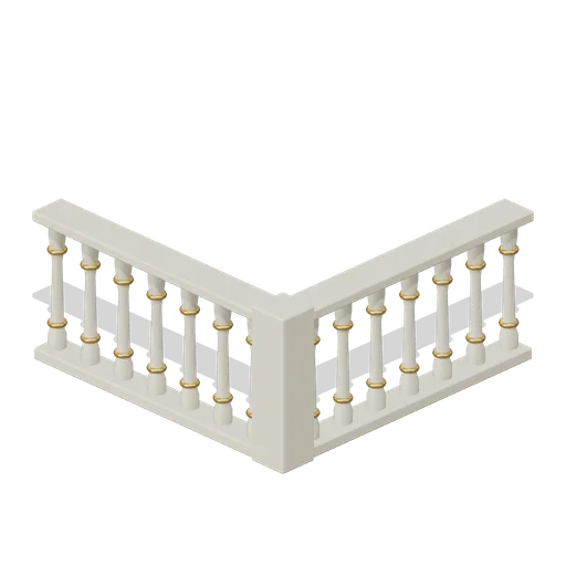 Balustrade Corner (Royal Court and Throne Palace)