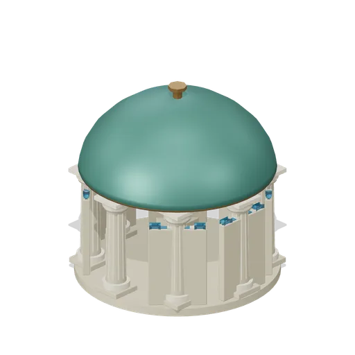 Domed Steam Pavilion (Fantasy Bathhouse and Thermal Sanctuary)
