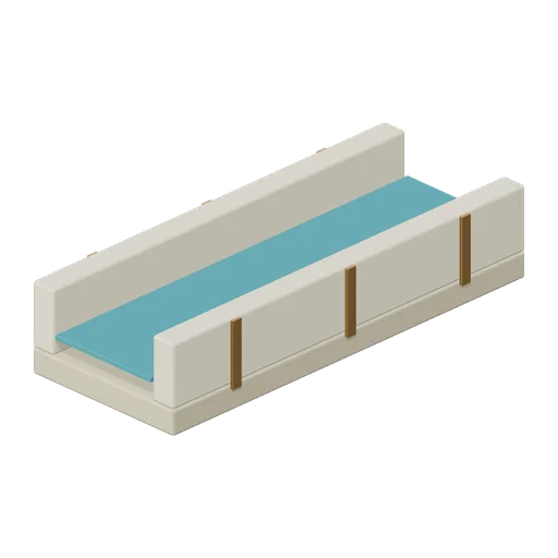 Aqueduct Channel Straight (Fantasy Bathhouse and Thermal Sanctuary)