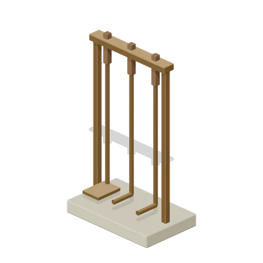 Stoking Tool Rack (Fantasy Bathhouse and Thermal Sanctuary)