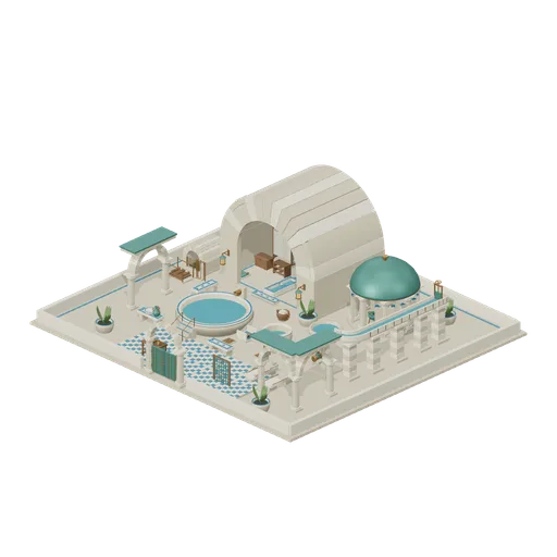 The blue spring sanctuary (Fantasy Bathhouse and Thermal Sanctuary)