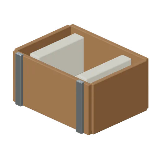 Padded Transit Crate (Glassblowing Studio and Gallery)