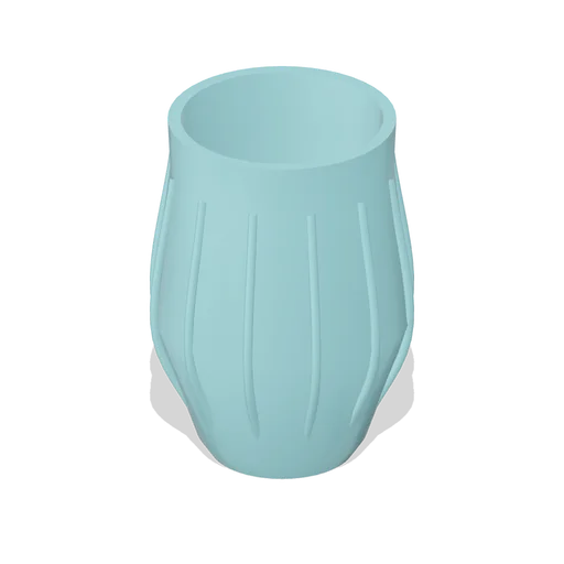 Fluted Vase (Glassblowing Studio and Gallery)