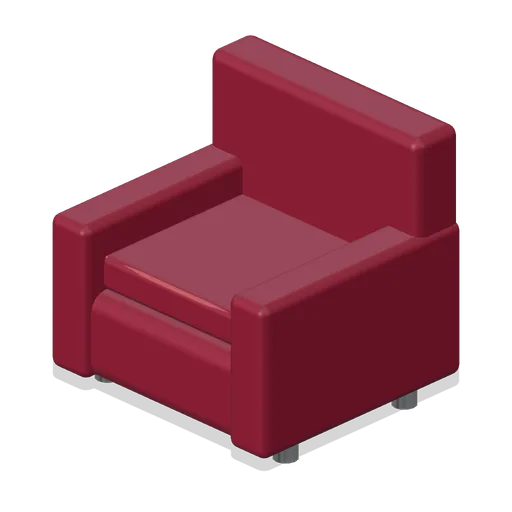 Waiting Armchair (Barbershop and Hair Salon)