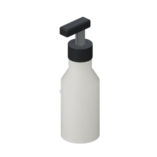 Product Pump Bottle (Barbershop and Hair Salon)