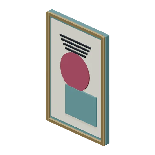 Framed Poster Case (Abandoned Cinema and Projection Booth)