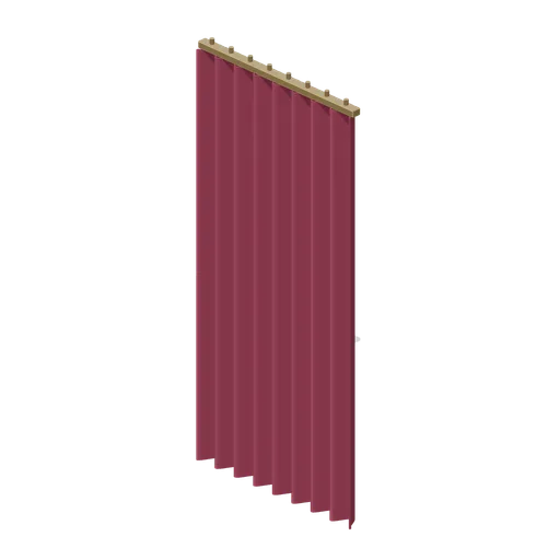 Curtain Panel (Abandoned Cinema and Projection Booth)