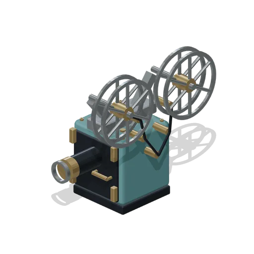 Film Projector (Abandoned Cinema and Projection Booth)
