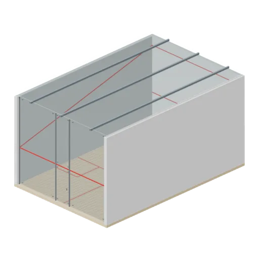 Complete Squash Court Shell (Squash Club and Racket Workshop)