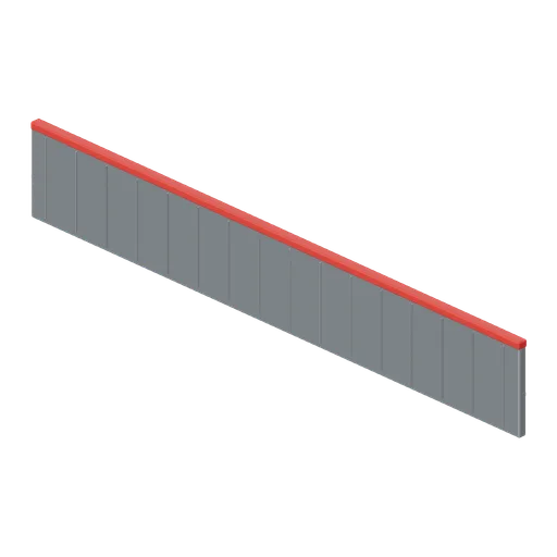 Tin Lower Wall Panel (Squash Club and Racket Workshop)