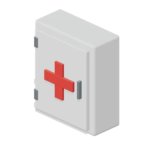First Aid Cabinet (Squash Club and Racket Workshop)