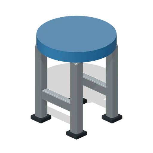 Coach Stool (Squash Club and Racket Workshop)