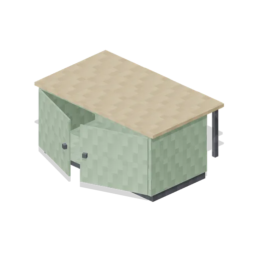 Kitchen Island With Stools (Pixel Modern Apartments)