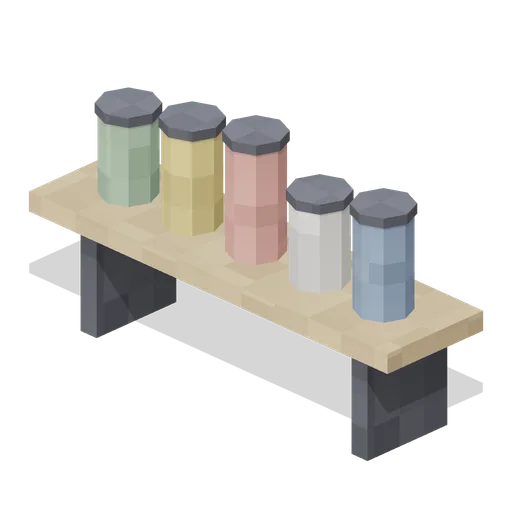 Shelf With Jars (Pixel Modern Apartments)