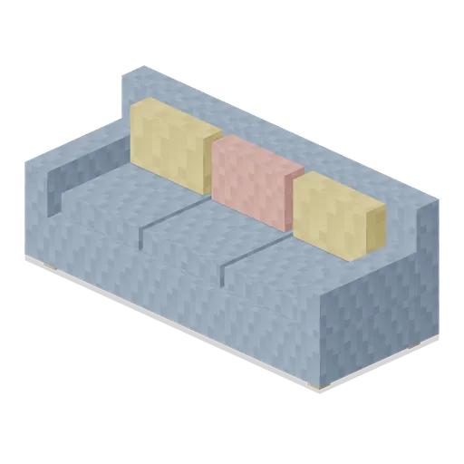 Sofa Three Seat (Pixel Modern Apartments)